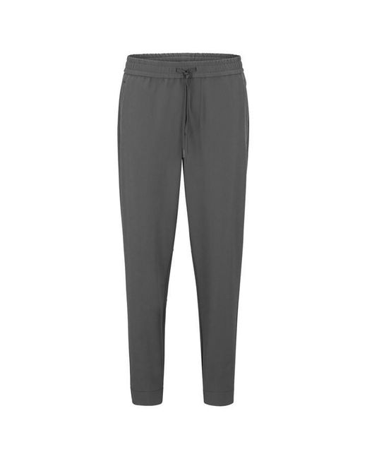 Boss Gray Slim Fit Flex Trousers for men