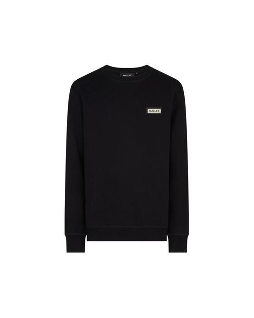 Mallet Black Crew Sweatshirt for men