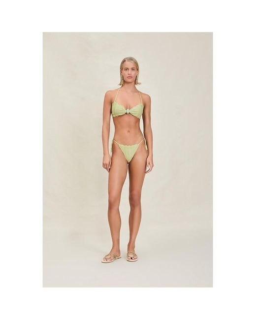 Devon Windsor White Kit Crochet Bikini Bottom