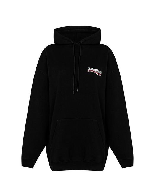 Balenciaga Black Political Campaign Hoodie