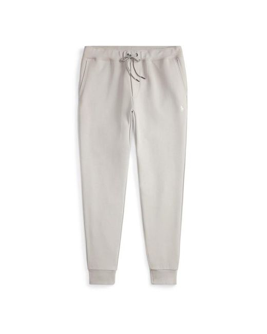 Polo Ralph Lauren Gray Cuffed Logo Tech jogging Bottoms for men