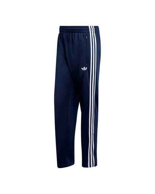 Adidas Originals Blue Open Hem Woven Tracksuit Joggers for men