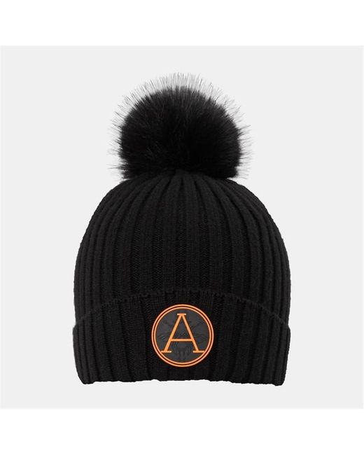 ARCTIC ARMY Black Og Chunky Ribbed Knit Beanie for men