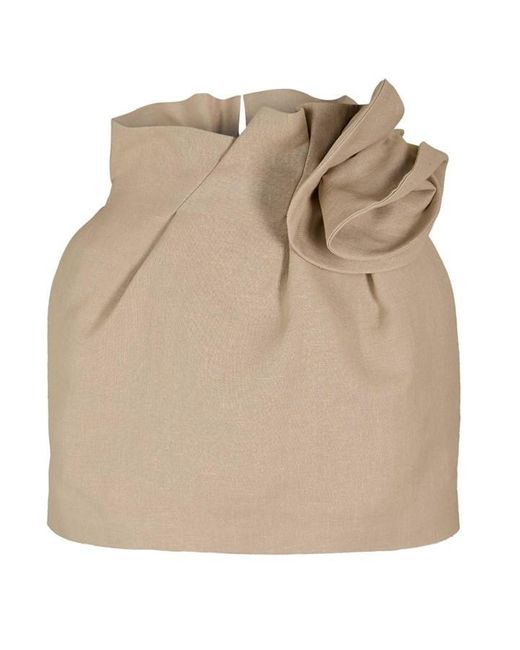 Magda Butrym Natural Skirt 12 Mini