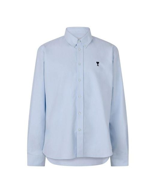 AMI Blue Ami Bd Classic Shirt Sn64 for men