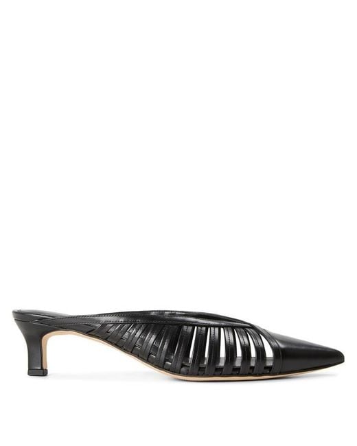 MICHAEL Michael Kors Black Adriana 45 Heeled Mules