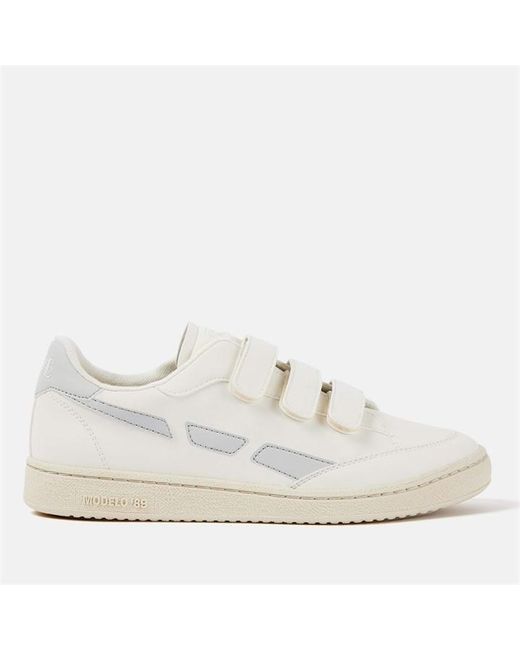 SAYE White Modelo 89 Vegan Strap Trainers