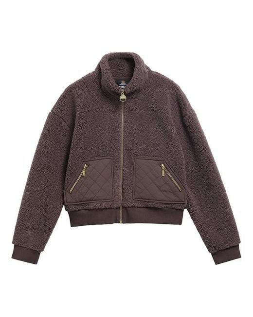 Barbour Brown B.Int Gea Fleece Ld64