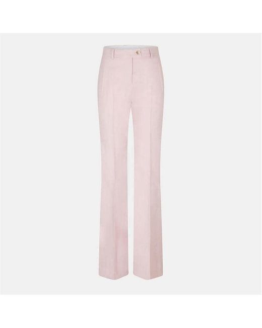 Boss Pink Terela Straight Leg Trousers
