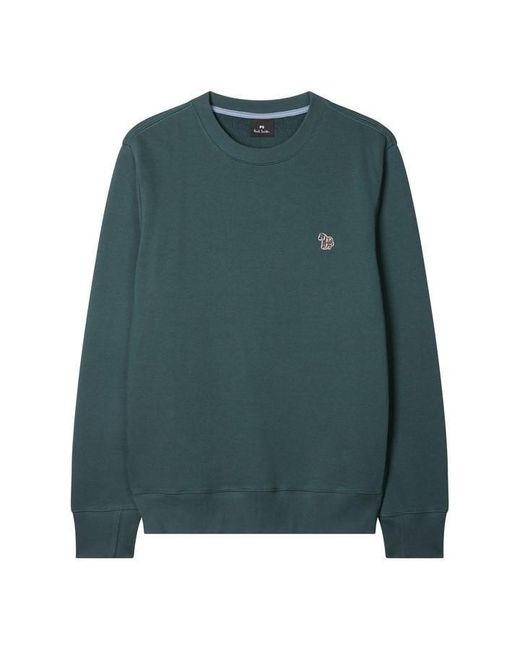 Paul Smith Yellow Zebra Crew-Neck Sweatshirt for men