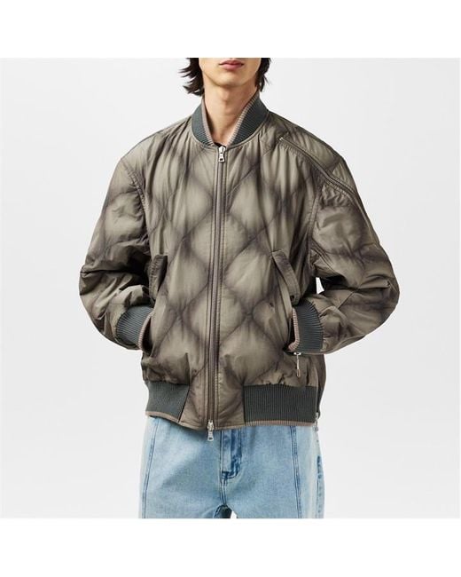 Dries Van Noten Gray Vilmory Bomber Jacket for men
