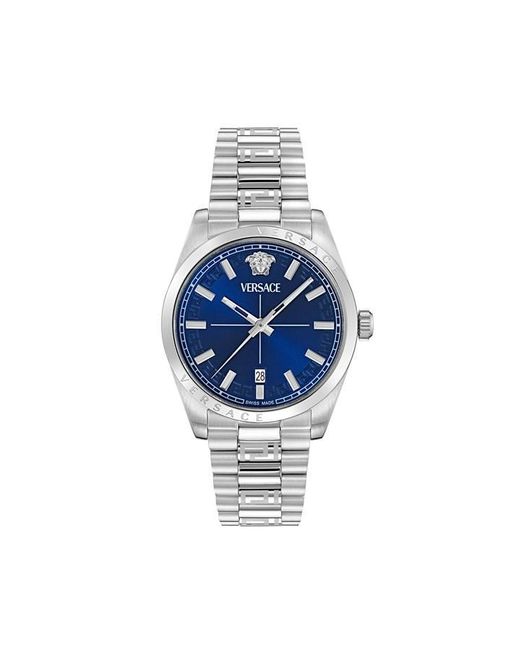 Versace Blue Millennium Quartz Analogue Quartz Watch for men