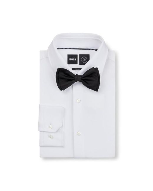 Boss White Bow Tie for men