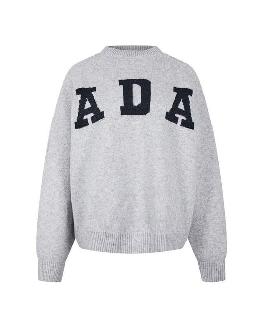 ADANOLA Gray Ada Knit Sweatshirt