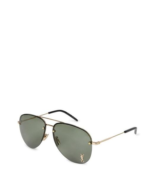 Saint Laurent Green Classic 11 M Aviators