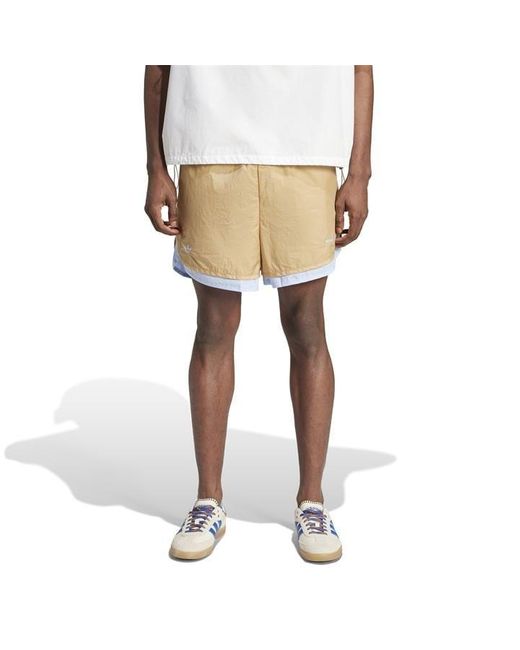 Adidas Originals Natural By Wales Bonner Nylon Layered Shorts