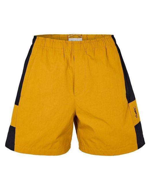 Saint Laurent Yellow Cassandre Bermuda Shorts