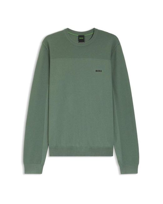 Boss Green Jumper With Logo Detail (Momentum) for men