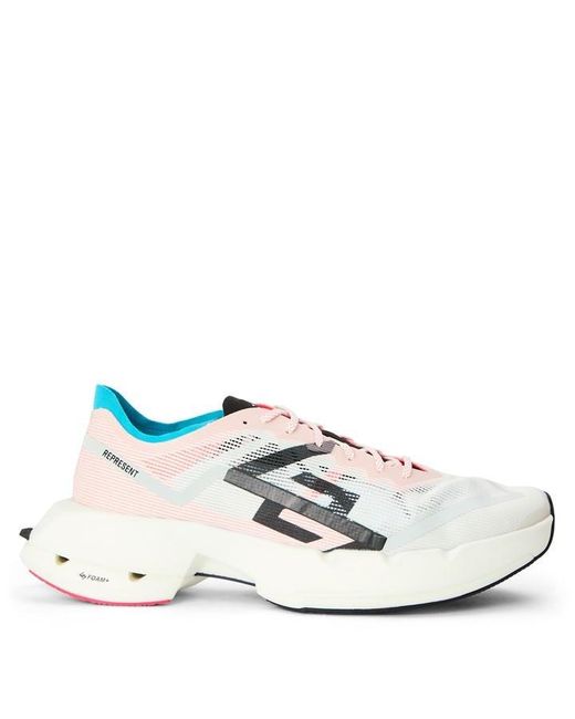 REPRESENT 247 White Fast Neutral Running Shoes for men