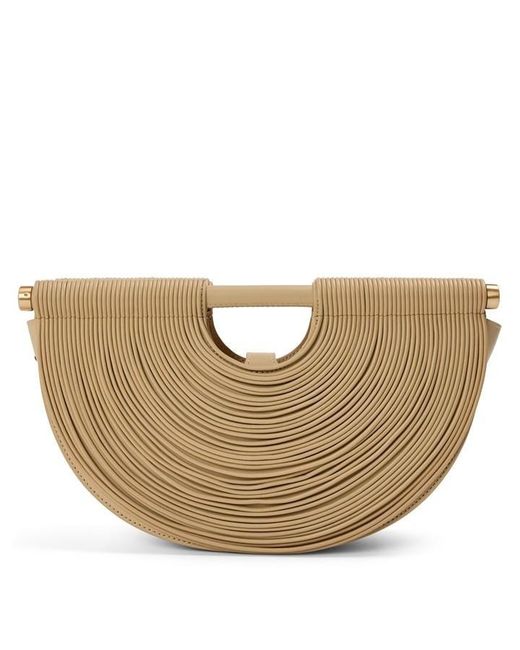 Cult Gaia Natural Top Handle Bag