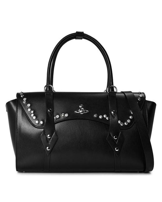 Vivienne Westwood Black Viv Bettina Satchel Ld64