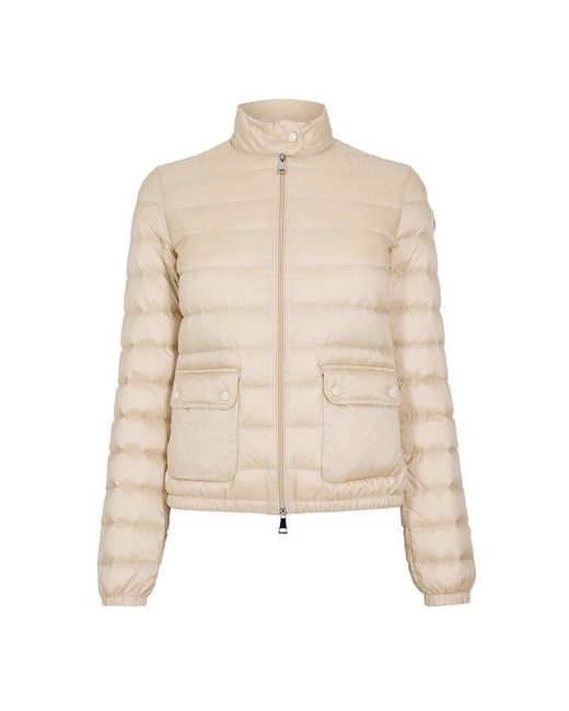 Moncler Natural Lans Short Down Jacket