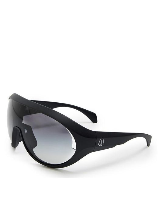 Rick Owens Black X Moncler Temple Sunglasses for men