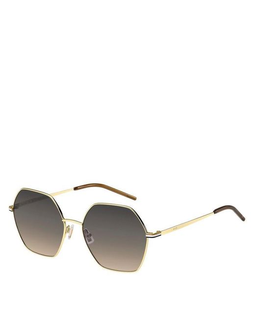 Boss Metallic Geo Round Sunglasses