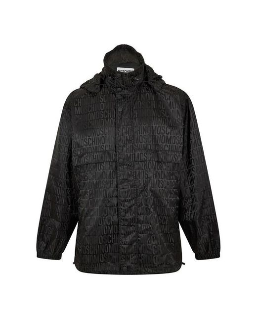 Moschino Black Full Zip Fleece for men