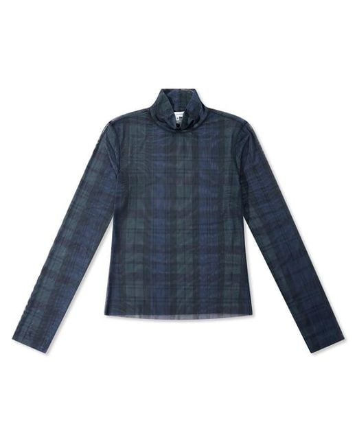 GOOD AMERICAN Blue Good Mesh Turtlen Ld64