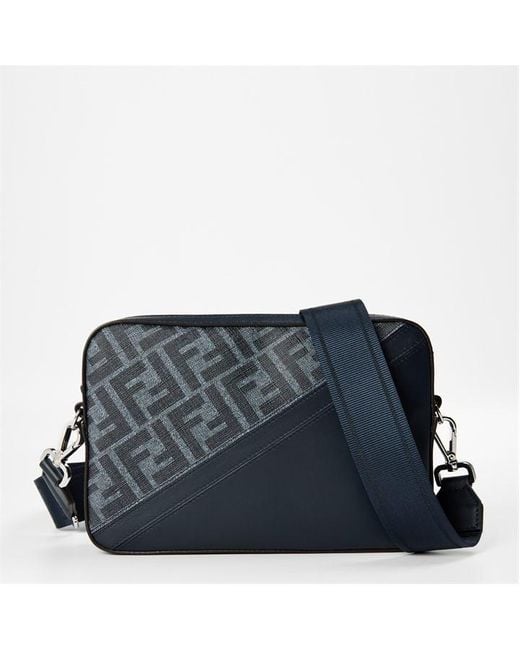 Fendi Blue Medium Camera Bag for men