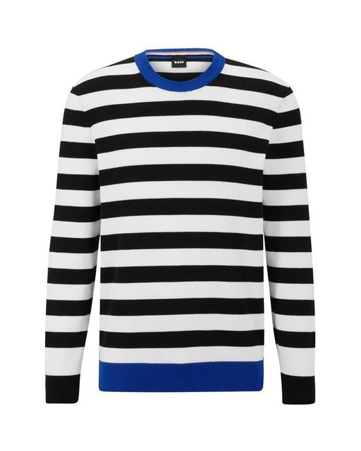 Boss Blue Girasole Crew Sweatshirt for men