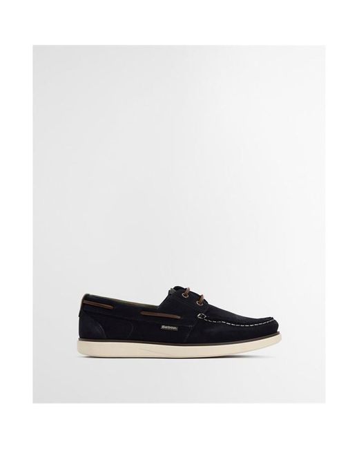 Barbour Black Rothley Boat Shoes for men