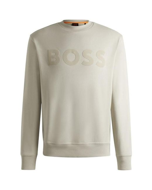 Boss Gray Crew Sweatshirt for men