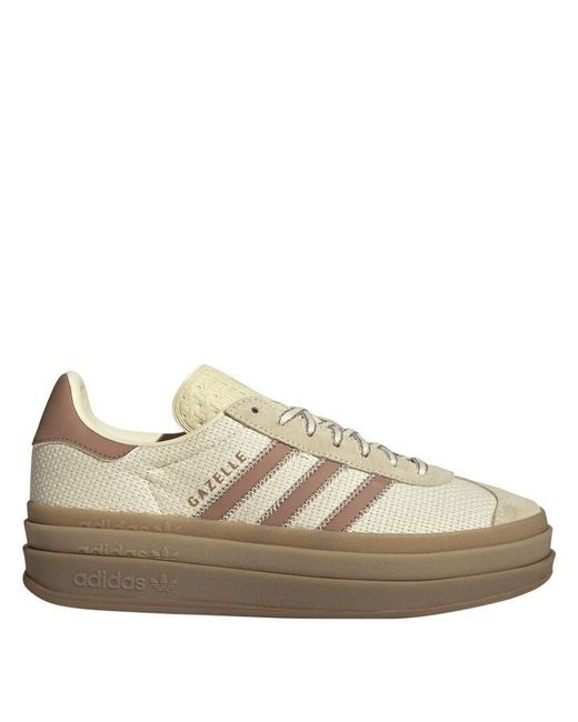 Adidas Originals Brown Gazelle Bold Trainers