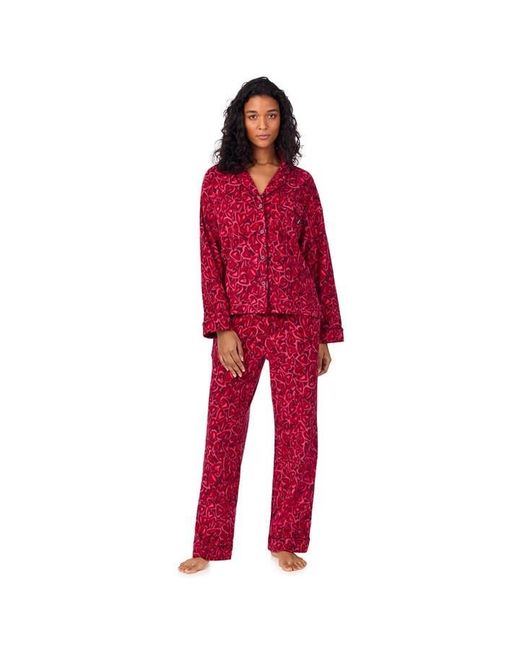DKNY Red Long-Sleeve Fleece Pyjama Sets