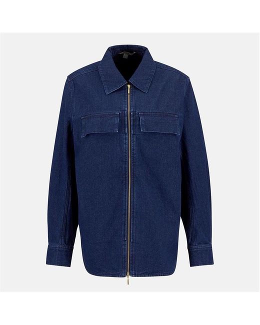 Barbour Blue Arla Overshirt