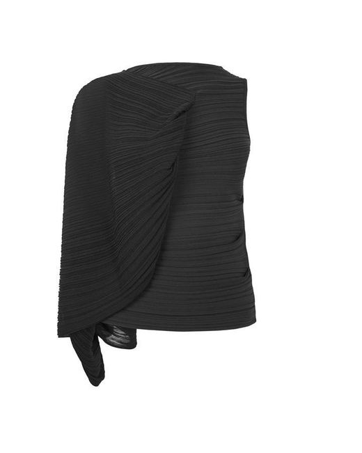 Balmain Black Viscose Top Ld63