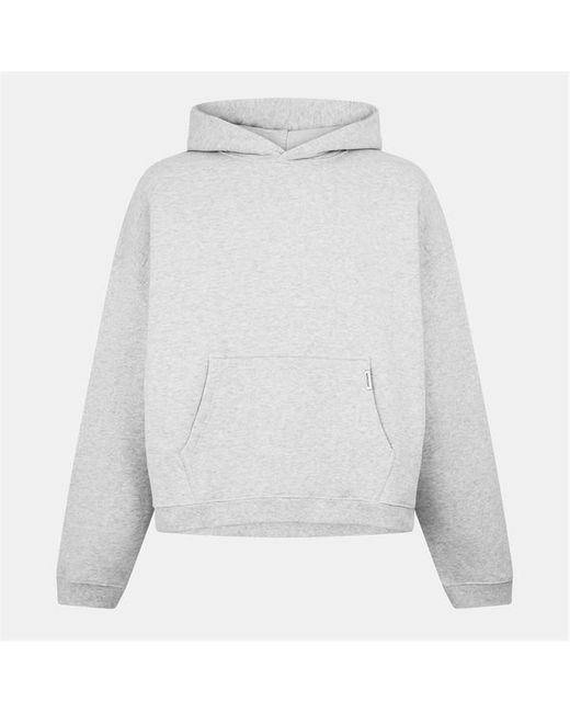 Represent White Pullover Relaxed Fit Hoodie for men