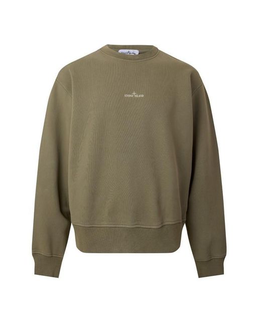 Stone Island Green Stone Compass Swt Sn64 for men