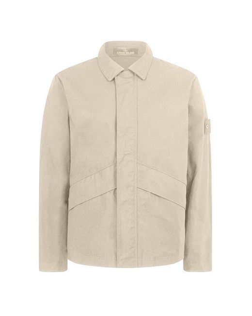 Stone Island Ghost Natural Ghost Overshirt for men