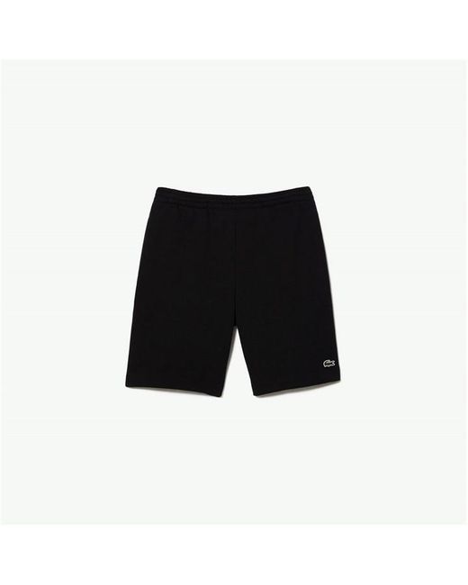 Lacoste White Basic Fleece Shorts for men
