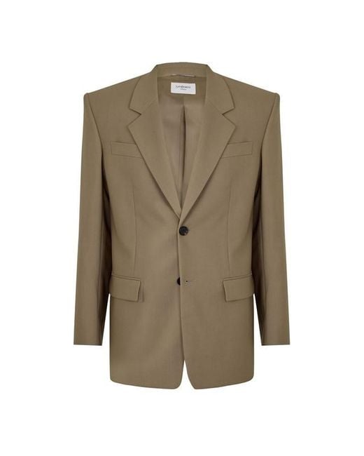 Saint Laurent Green Blazer for men