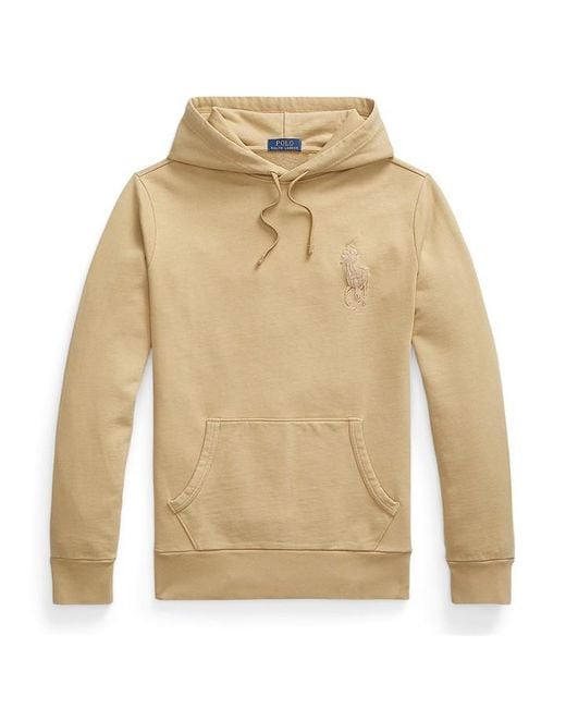 Polo Ralph Lauren Natural Big Pony Loopback Fleece Hoodie for men