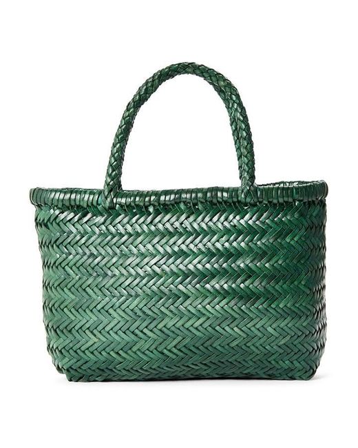 Rixo Green Lysia Tote Bag