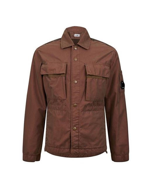 C P Company Brown Overshirt for men