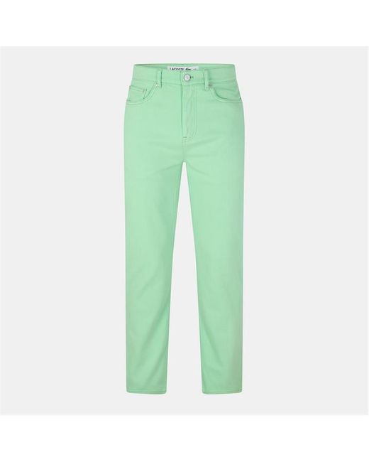 Lacoste Green Straight Leg Jeans for men