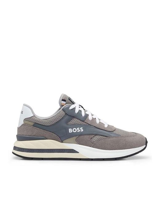 Boss Blue Kurt Runn Trainers for men
