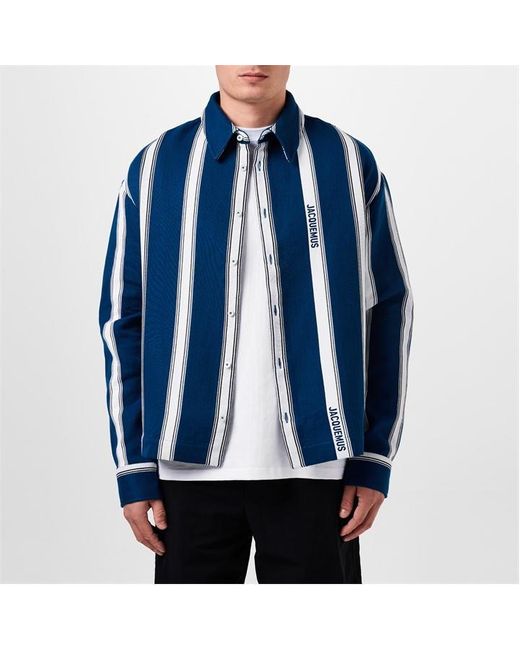 Jacquemus Blue Jacq La Papier Shrt Sn44 for men