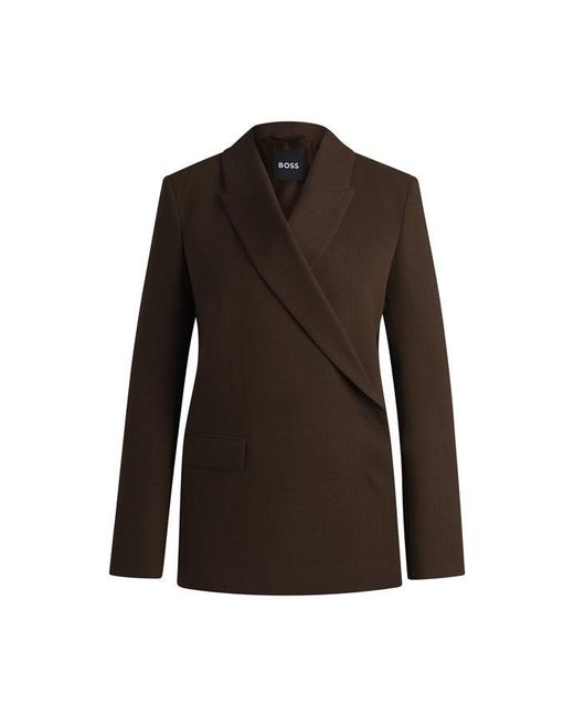 Boss Brown Jaside Structured Formal Jacket